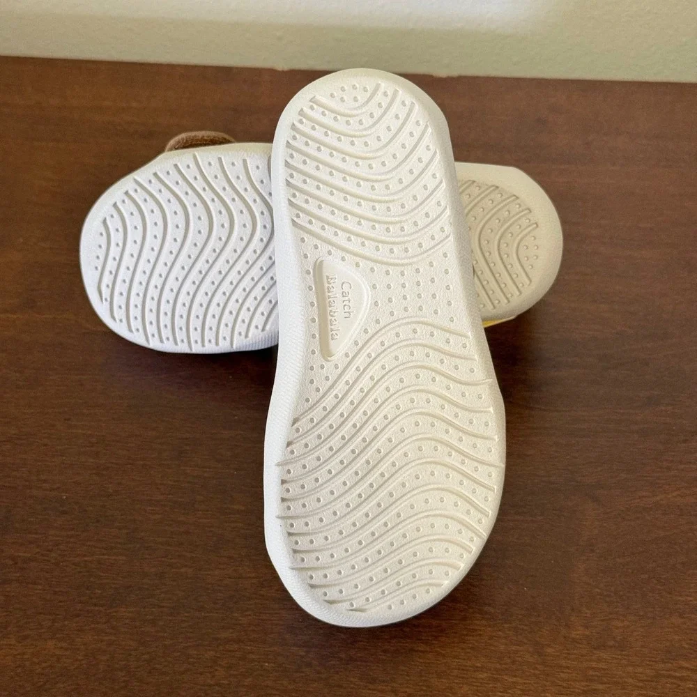 Balabala Baby Sporty Sandals Kids Size 25 8.5 Tan Brown NEW Hook & Loop